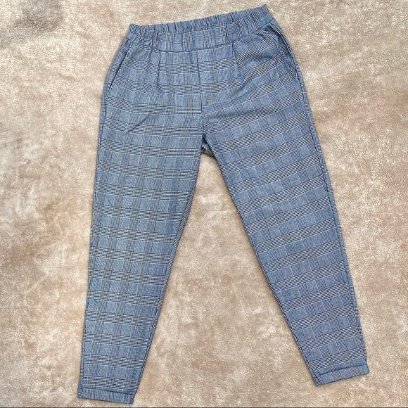 SOLD: Checked elastic pants - Picture 3 of 5